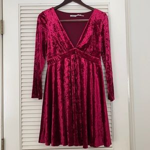 Urban Outfitters Velvet Dress
